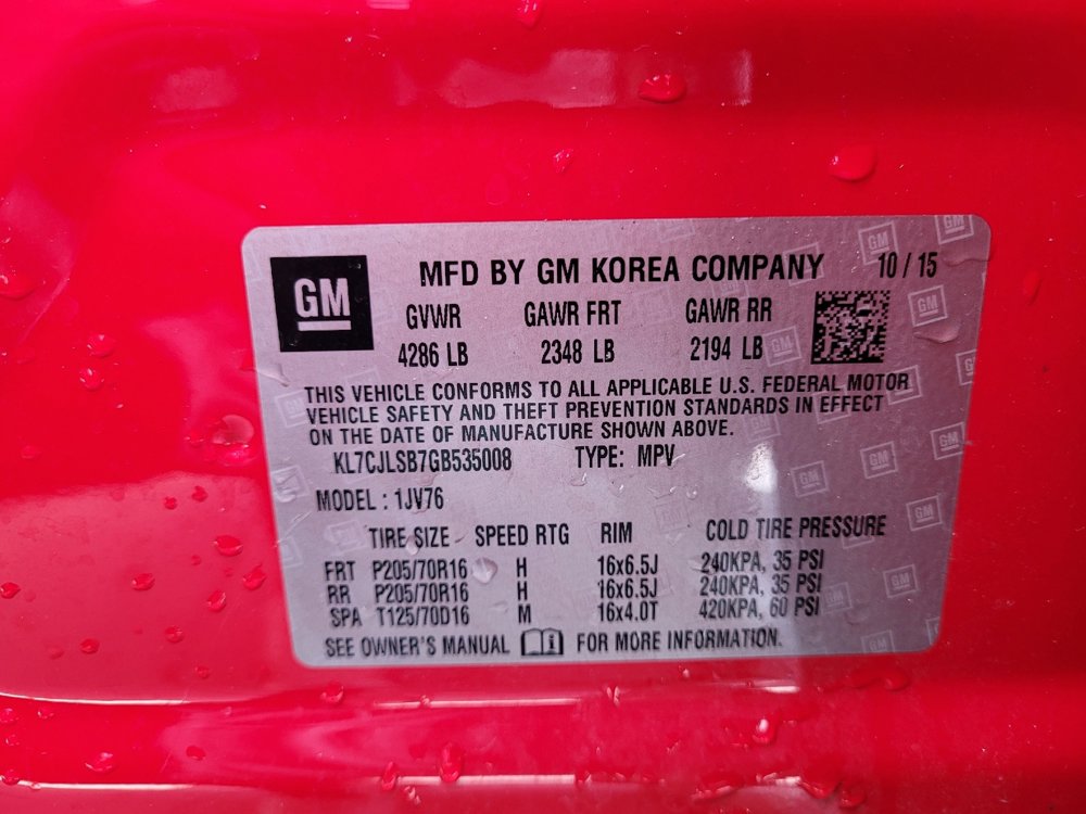 Used 2016 Chevrolet Trax LT w/ LT Convenience Package image 33