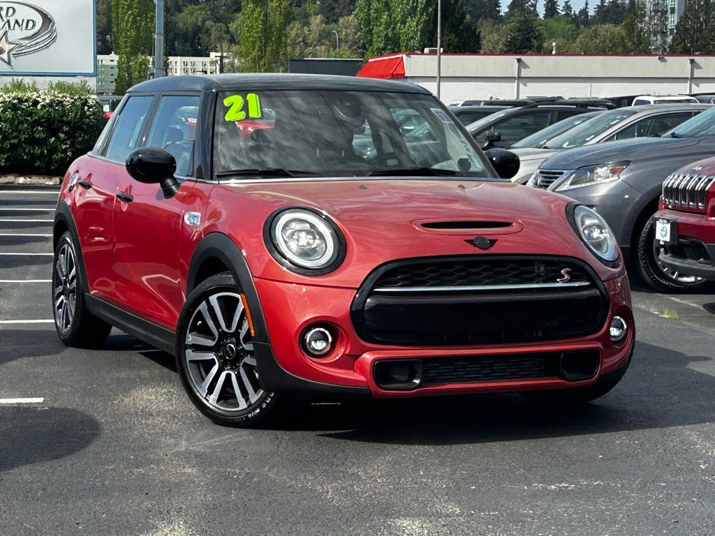 Used 2021 MINI Cooper S w/ Coral Red Edition FWD image 1