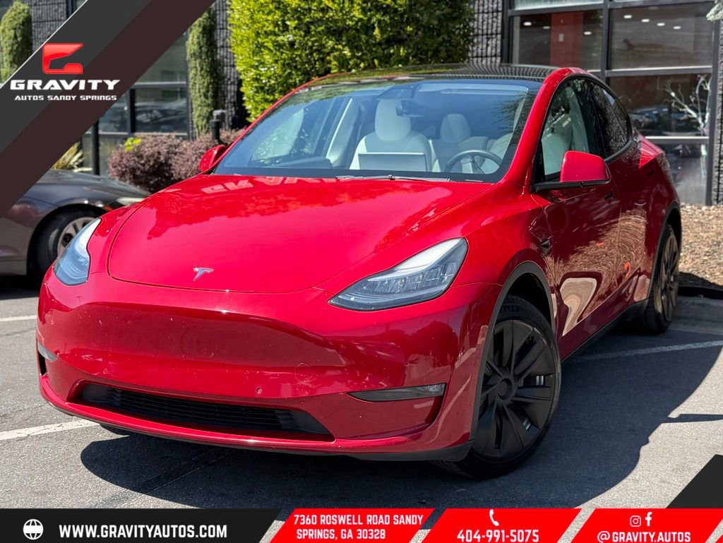 Used 2021 Tesla Model Y Long Range AWD/4WD image 1