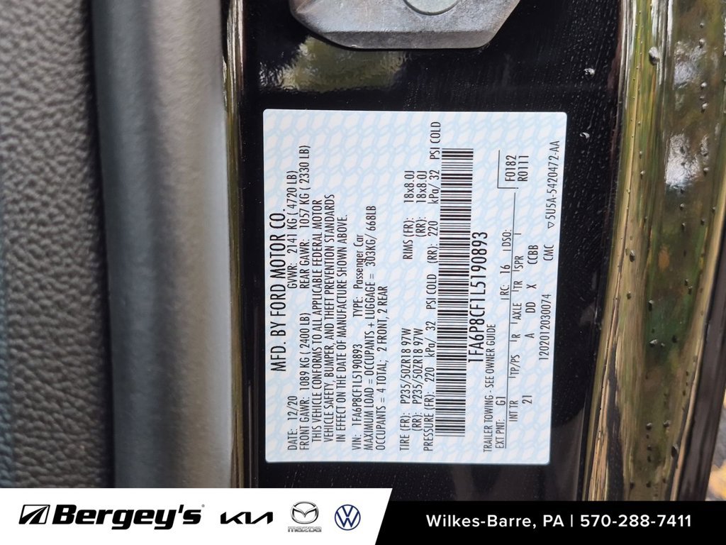 Used 2020 Ford Mustang GT RWD image 36