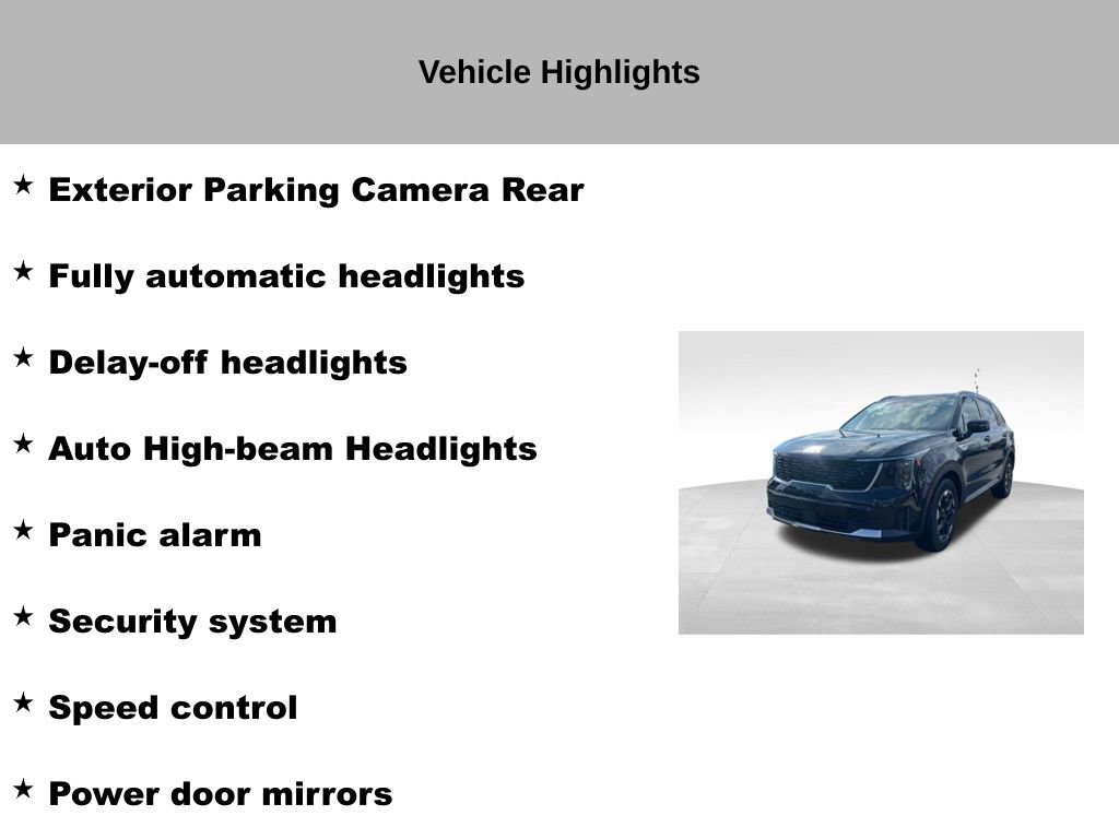 Certified 2025 Kia Sorento S w/ Panoramic Sunroof Package image 46