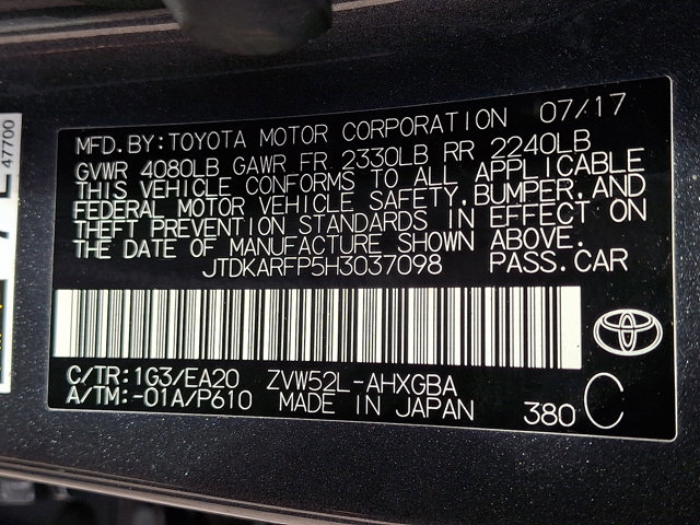 Used 2017 Toyota Prius Prime Premium image 29