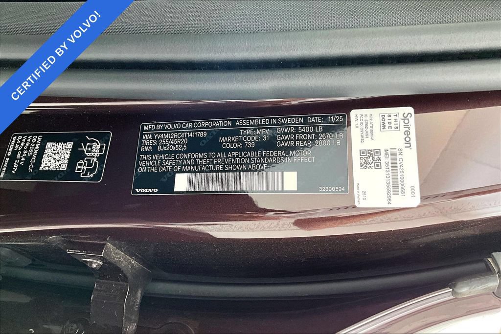 Used 2026 Volvo XC60 B5 Plus w/ Climate Package AWD/4WD image 39