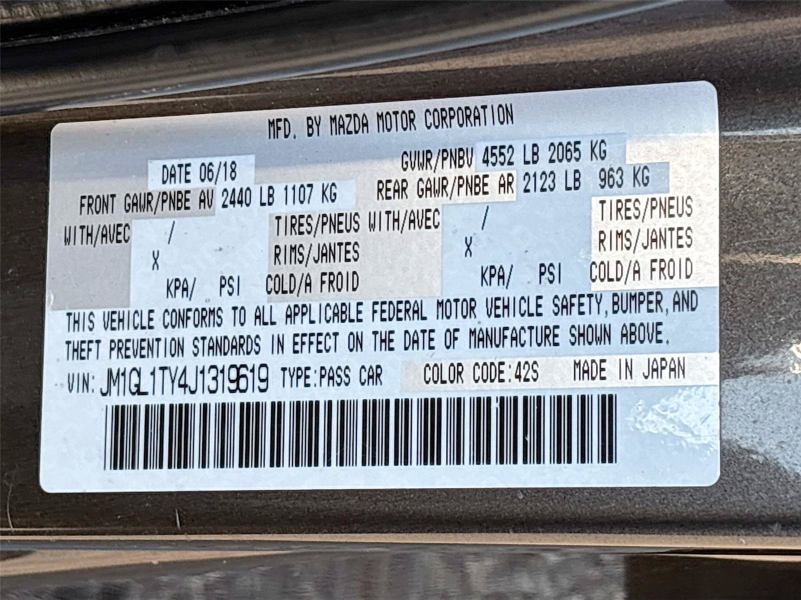 Used 2018 MAZDA MAZDA6 Grand Touring FWD image 34
