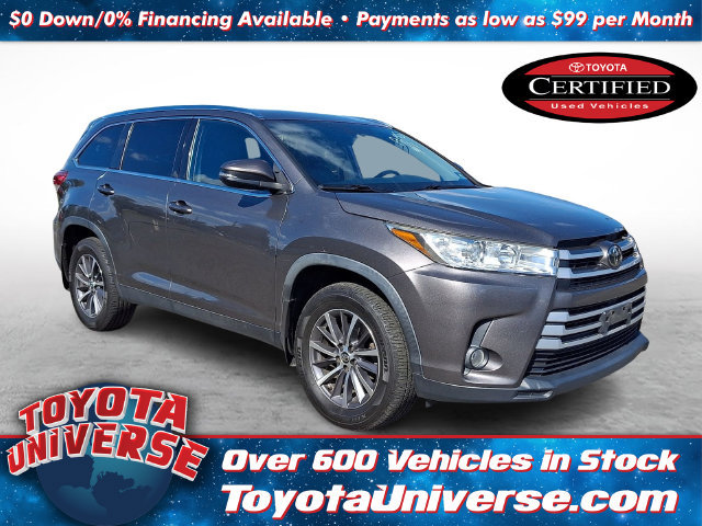 Used 2019 Toyota Highlander XLE AWD/4WD image 1
