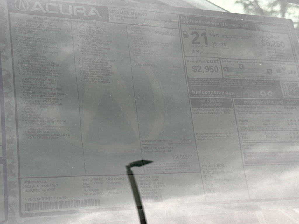 Certified 2026 Acura MDX SH-AWD image 29