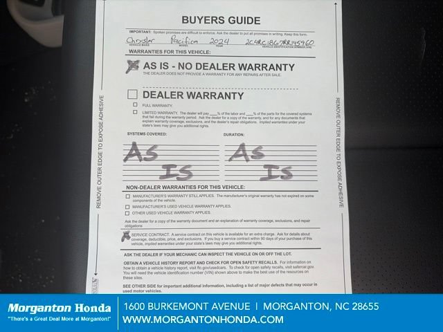 Used 2024 Chrysler Pacifica Touring-L FWD image 26