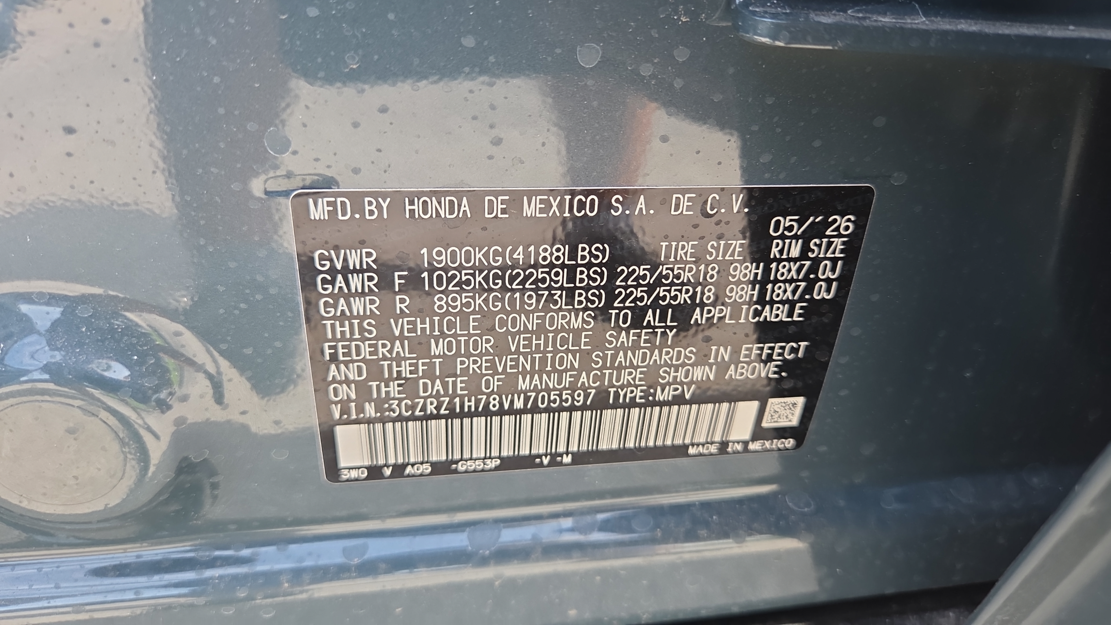 New 2027 Honda HR-V EX-L image 24