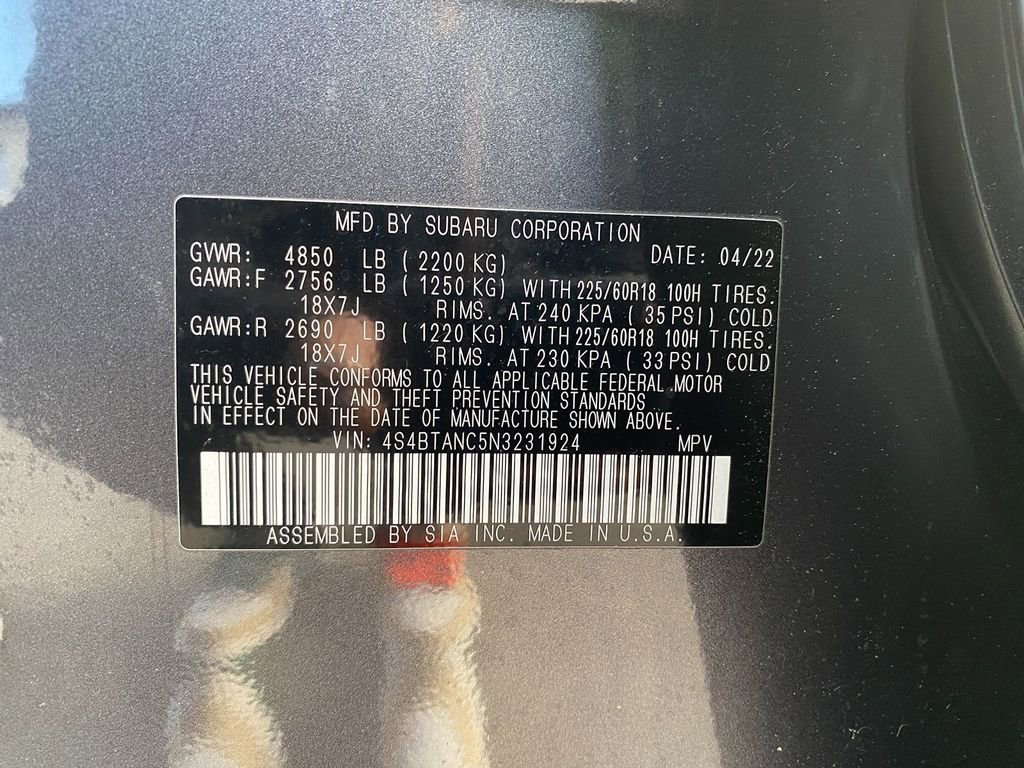 Used 2022 Subaru Outback Limited image 34