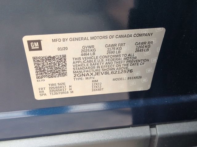 Used 2020 Chevrolet Equinox LT w/ Driver Convenience Package image 35