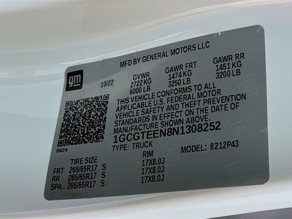 Used 2022 Chevrolet Colorado ZR2 w/ Colorado ZR2 Bison Edition image 39