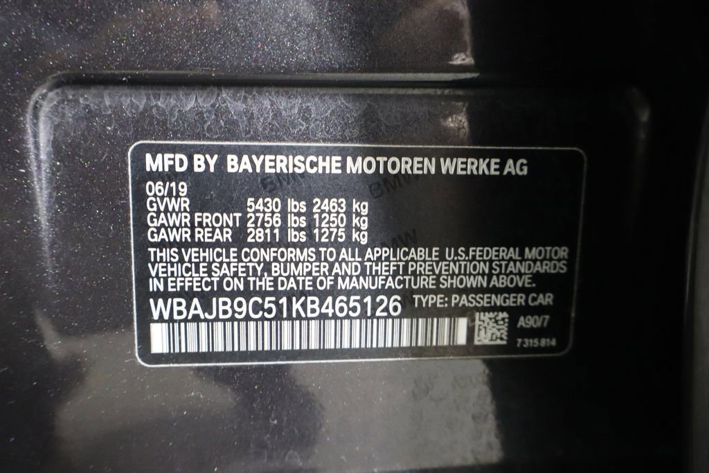 Used 2019 BMW M550i xDrive image 37