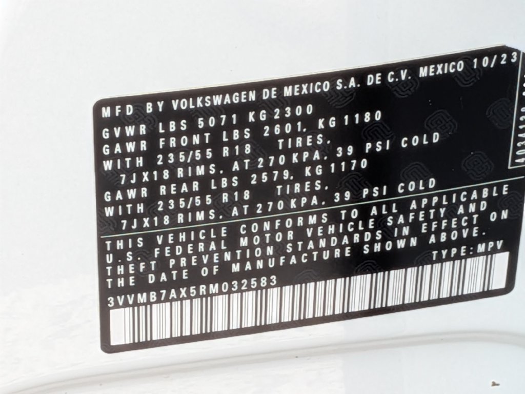Certified 2024 Volkswagen Tiguan SE AWD/4WD image 37