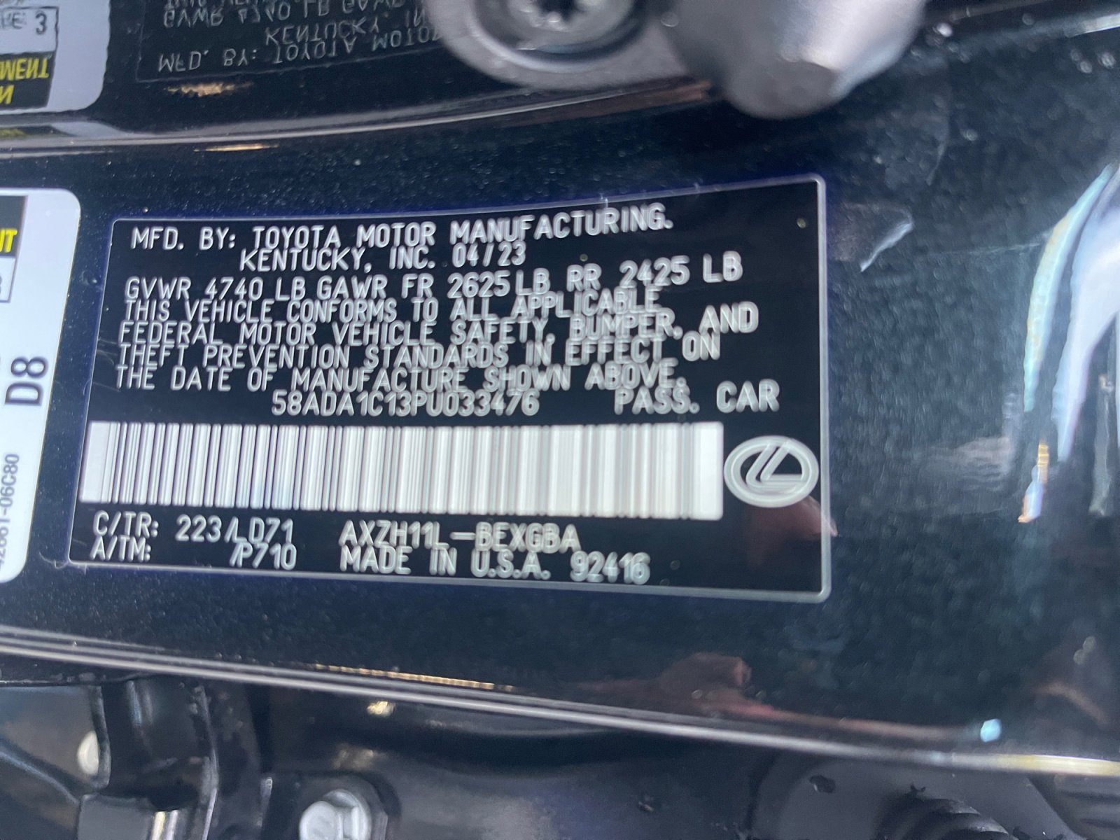 Used 2023 Lexus ES 300h w/ Premium Package image 28