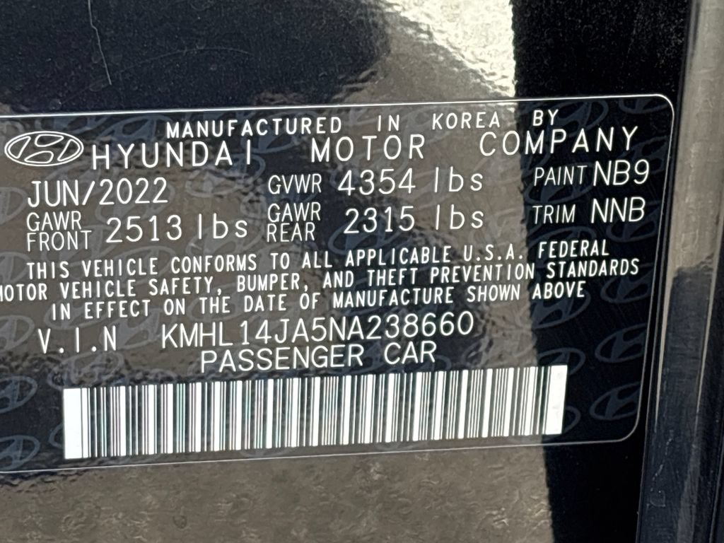 Certified 2022 Hyundai Sonata SEL w/ Convenience Package FWD image 25