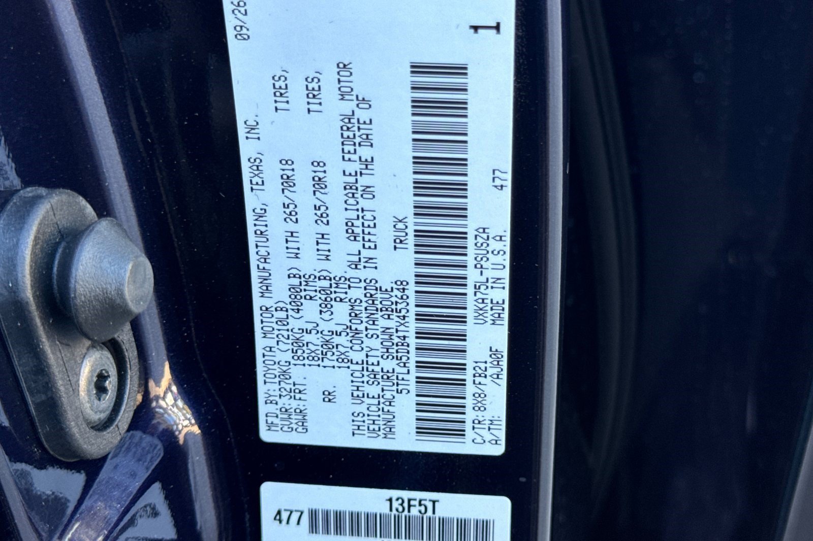 New 2026 Toyota Tundra SR5 AWD/4WD image 23