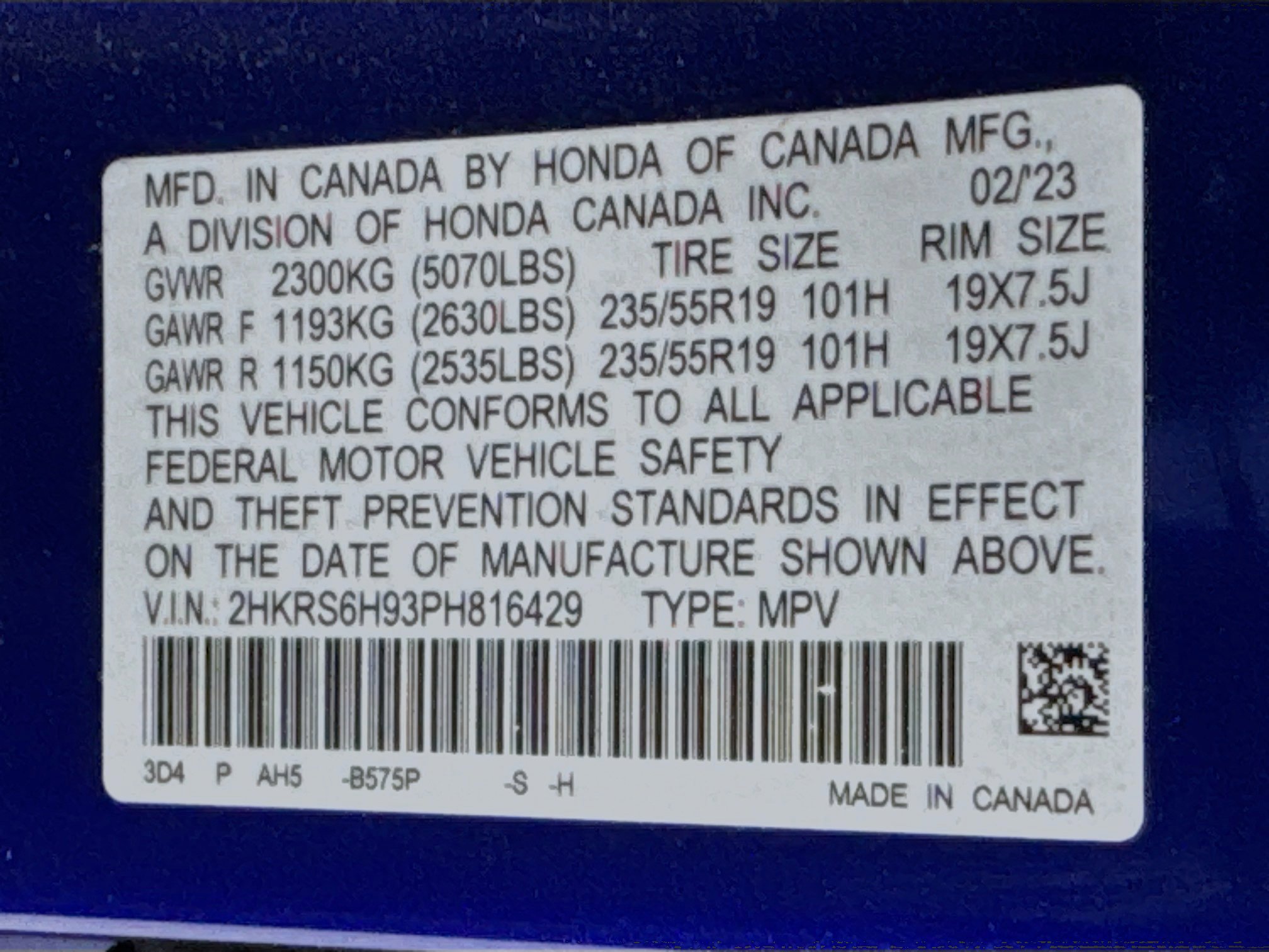 Certified 2023 Honda CR-V Sport Touring image 33