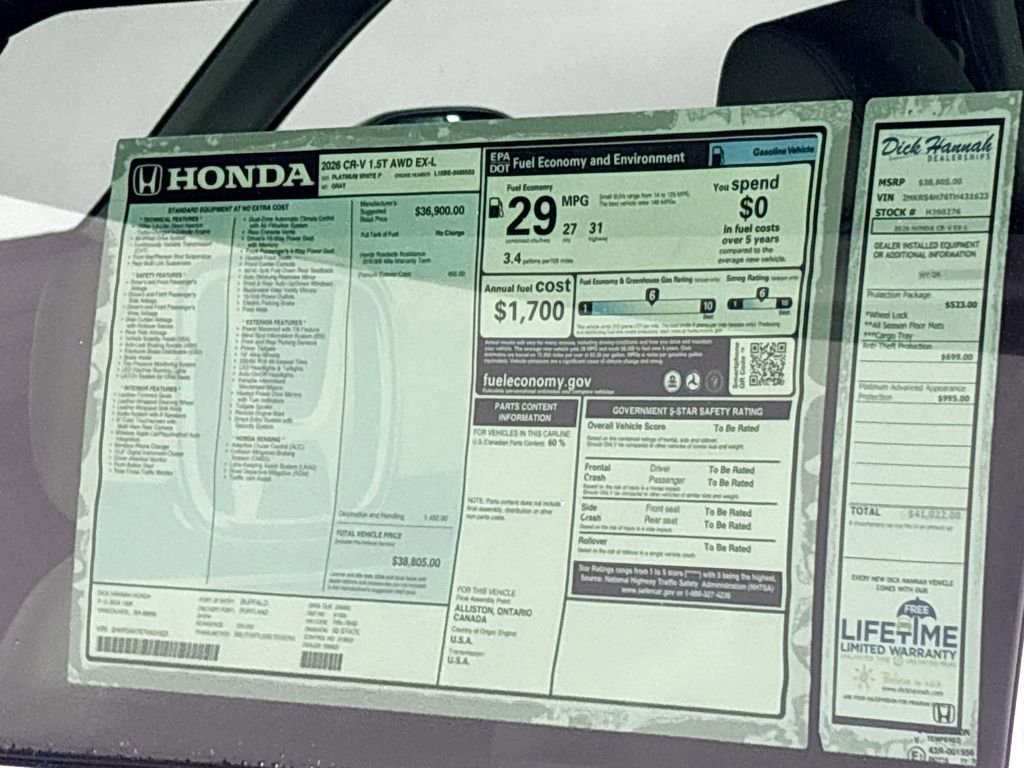 New 2026 Honda CR-V EX-L image 24