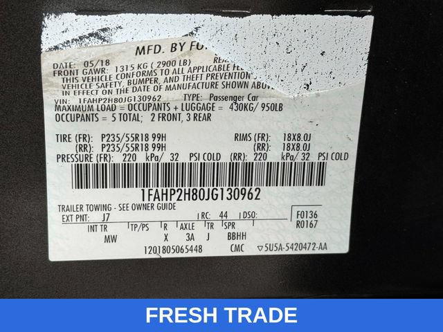 Used 2018 Ford Taurus SEL AWD/4WD image 26