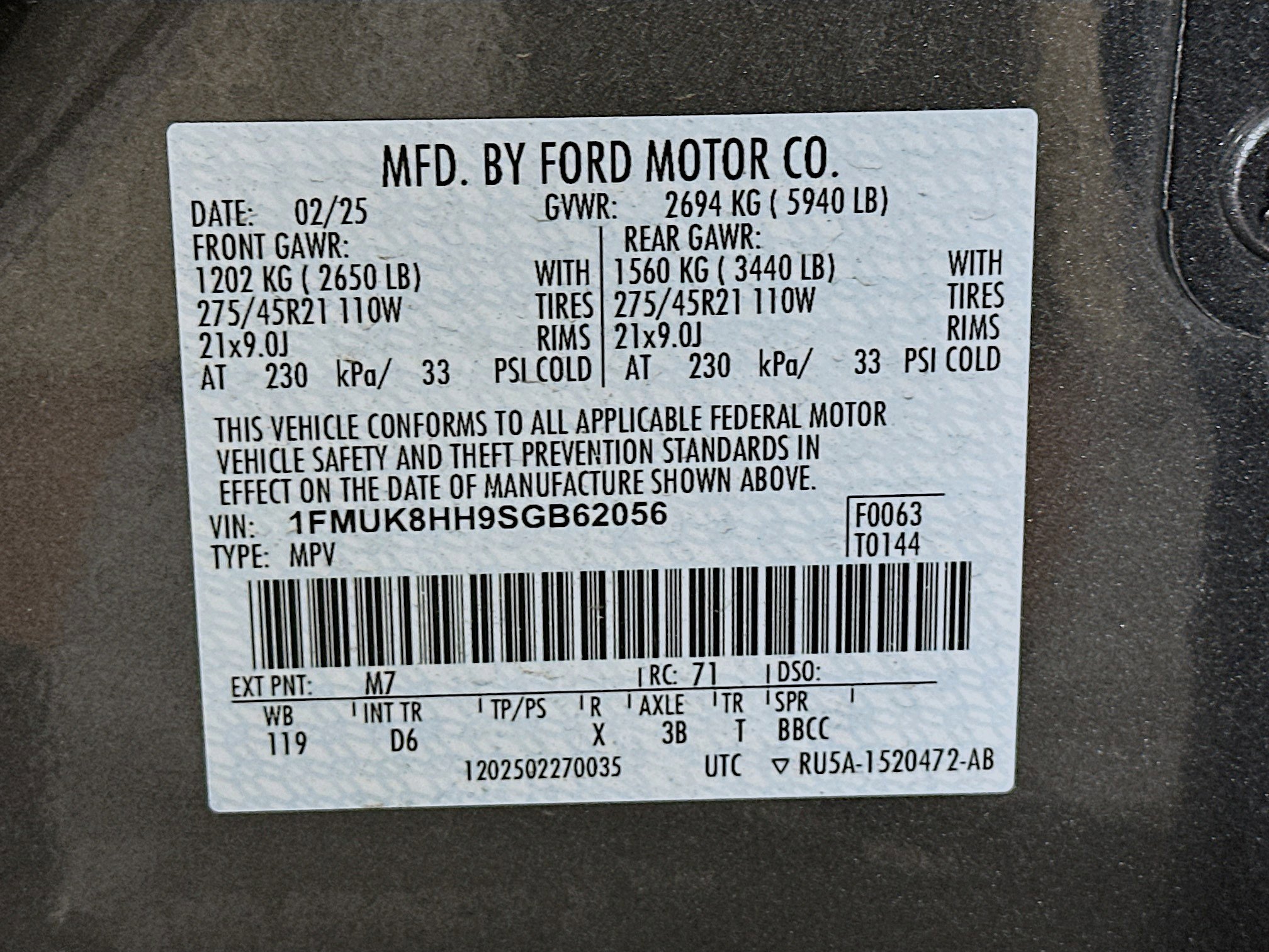 Used 2025 Ford Explorer Platinum w/ LUX Leather Package image 12