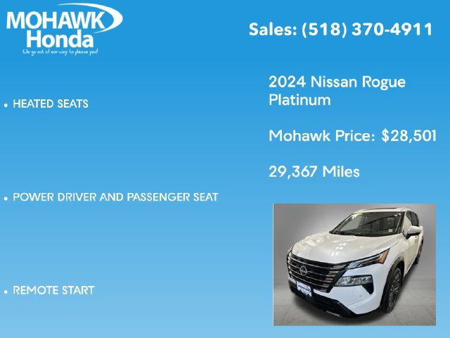 Used 2024 Nissan Rogue Platinum w/ Platinum Premium Package AWD/4WD image 14