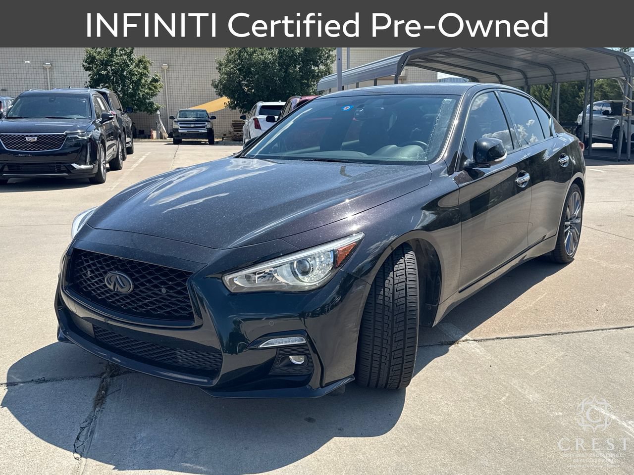 Certified 2023 INFINITI Q50 Red Sport 400 w/ Black Opal Edition RWD image 7