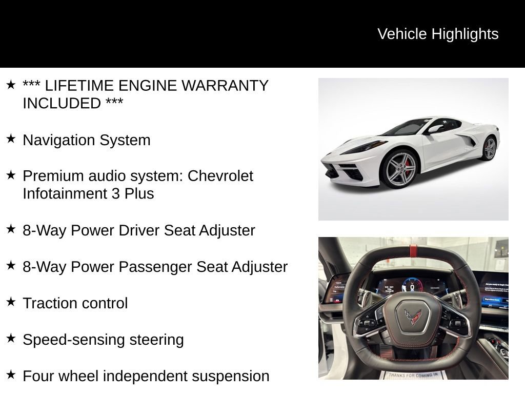 New 2026 Chevrolet Corvette Stingray Coupe w/ 1LT image 2