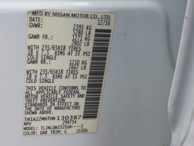 Used 2017 Nissan Murano SV image 34