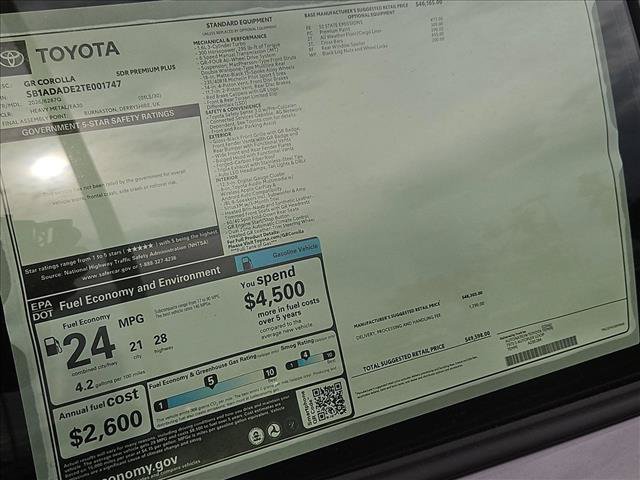 New 2026 Toyota Corolla GR AWD/4WD image 17