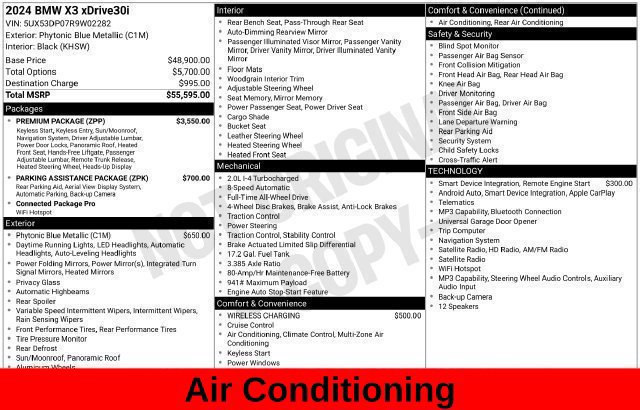 Used 2024 BMW X3 xDrive30i w/ Premium Package AWD/4WD image 26