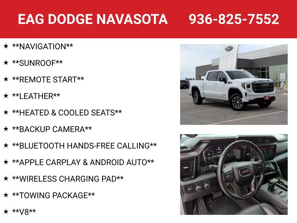 Used 2024 GMC Sierra 1500 AT4 w/ Technology Package AWD/4WD image 4