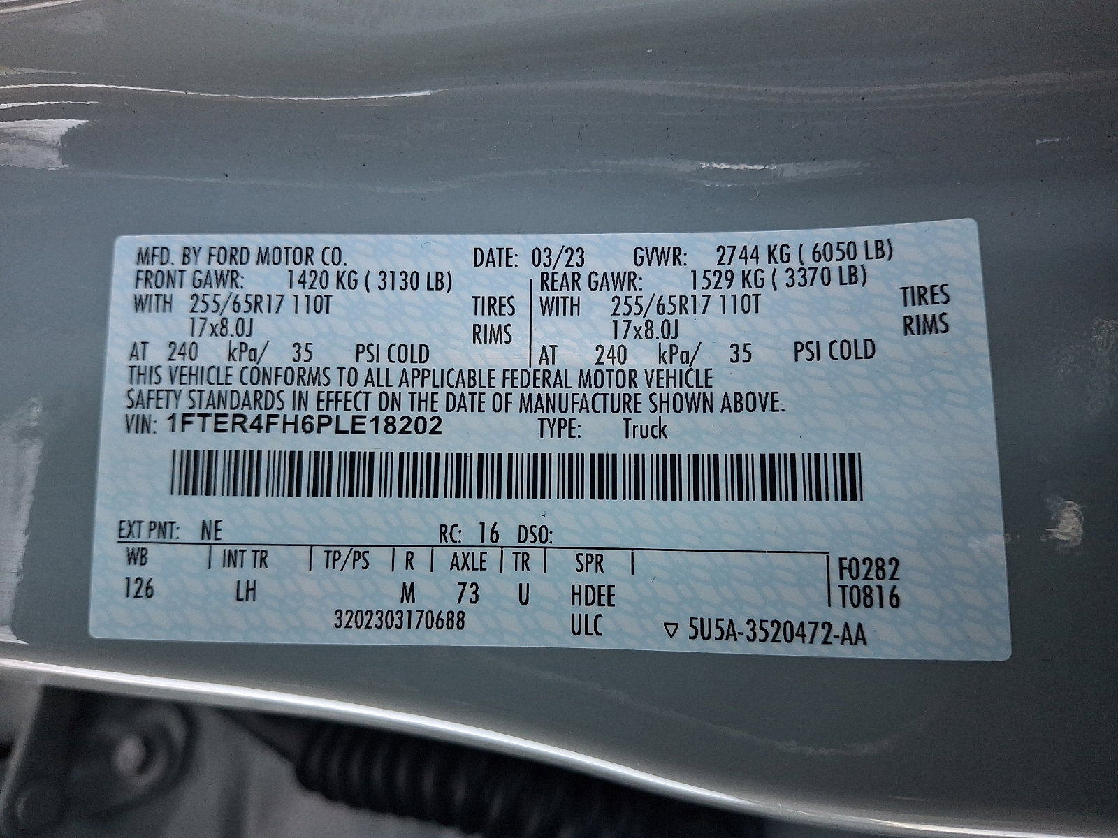 Certified 2023 Ford Ranger XLT w/ Equipment Group 301A Mid image 27