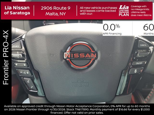 New 2026 Nissan Frontier PRO-4X w/ Pro-4x Convenience Package AWD/4WD image 18