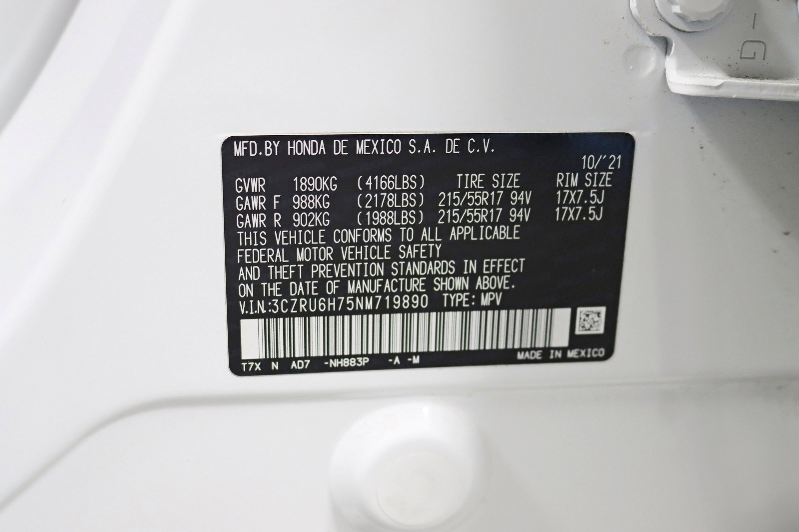 Used 2022 Honda HR-V EX-L image 36