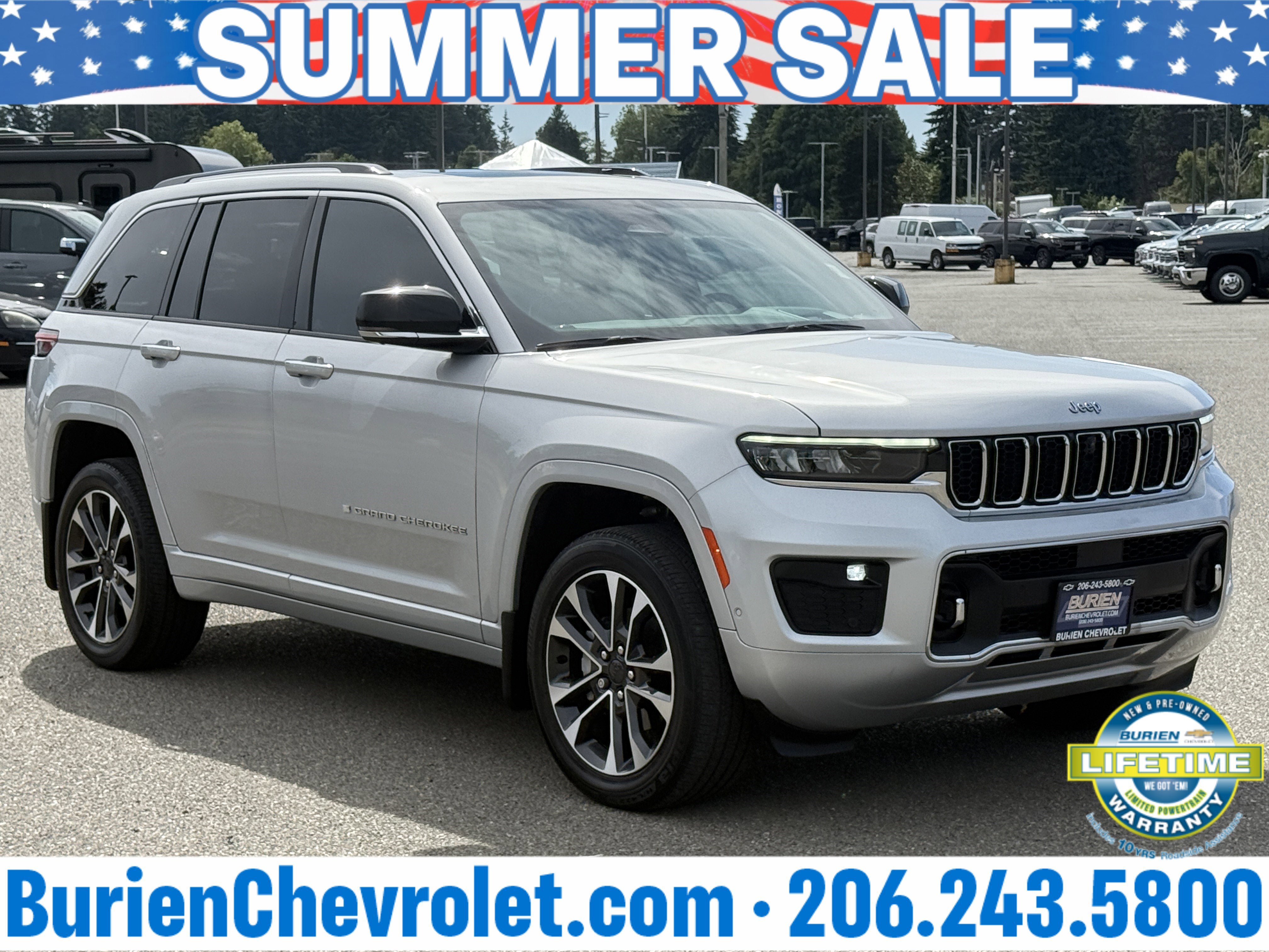 Used 2022 Jeep Grand Cherokee Overland w/ Adv Protech Group III AWD/4WD image 7