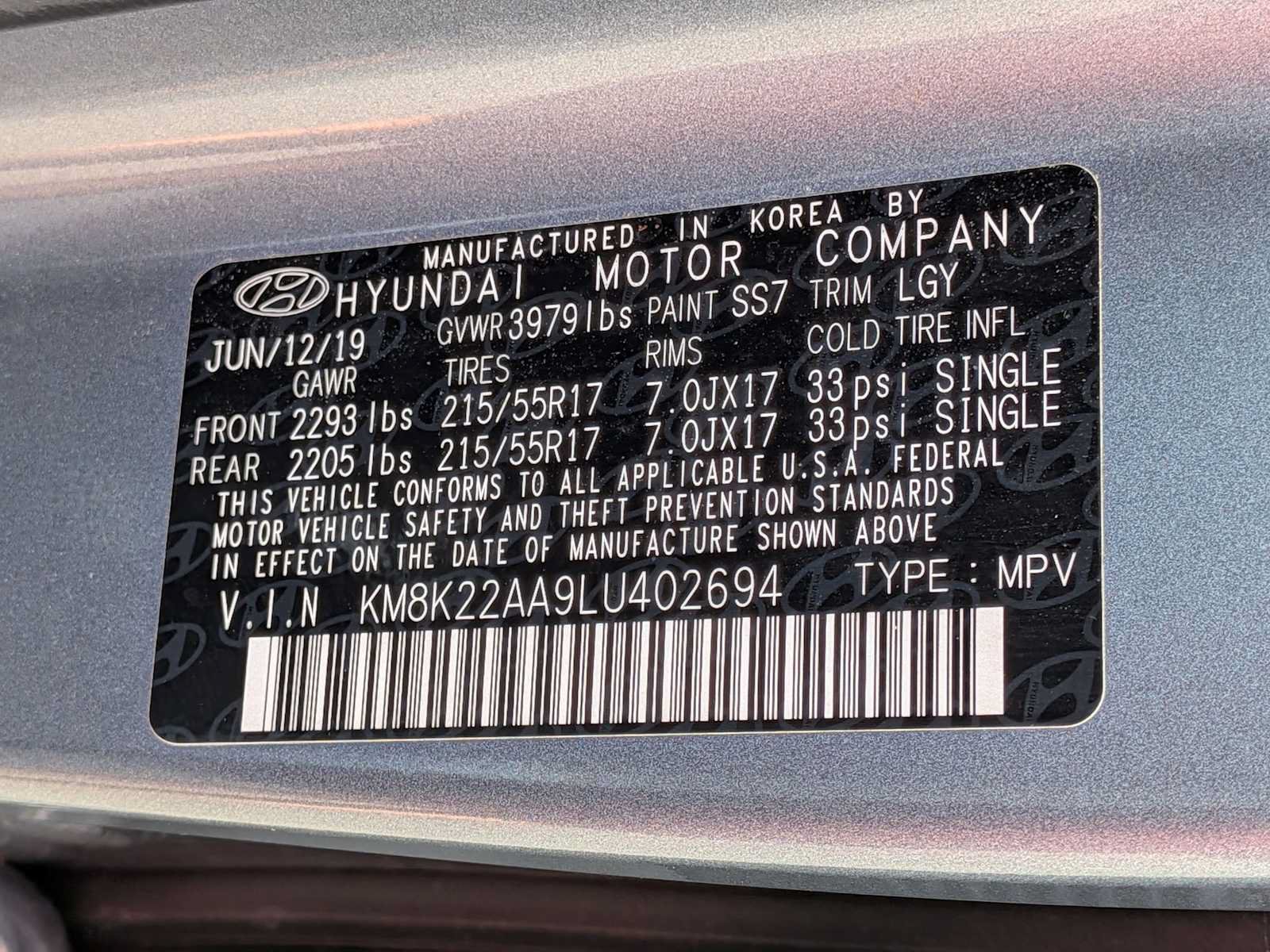 Used 2020 Hyundai Kona SEL w/ Cargo Package FWD image 35