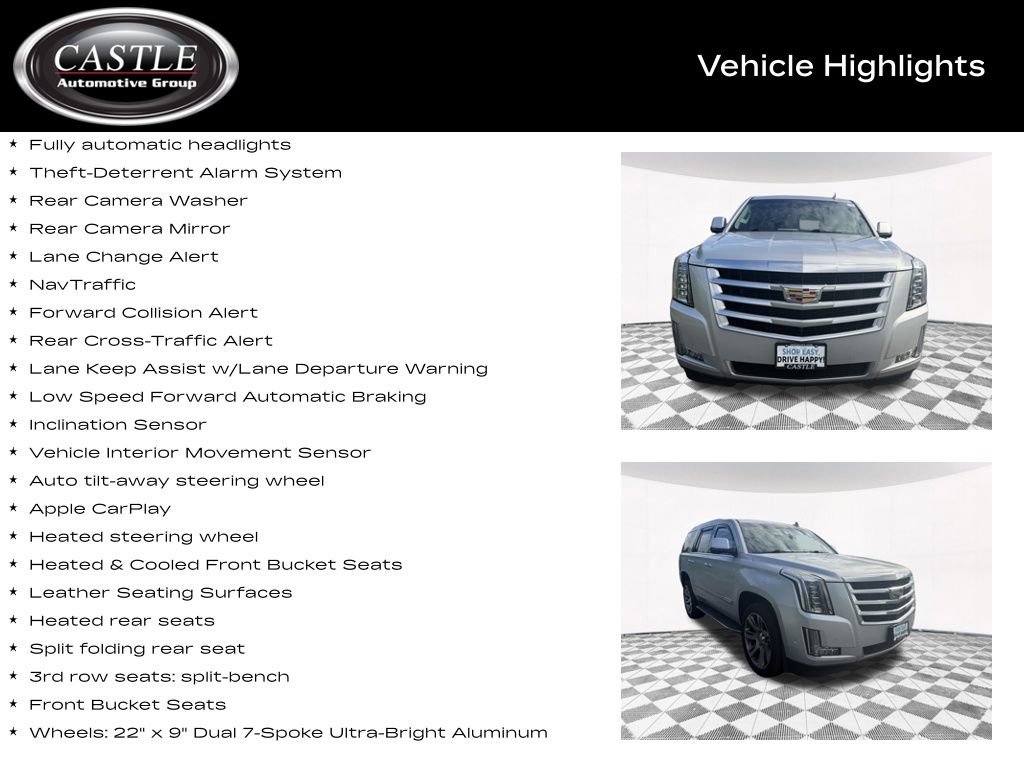 Used 2017 Cadillac Escalade Luxury AWD/4WD image 12