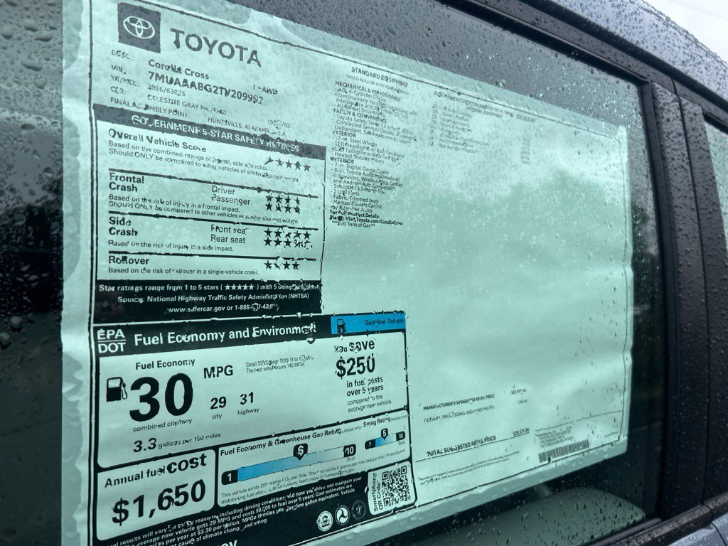 New 2026 Toyota Corolla Cross L AWD/4WD image 30
