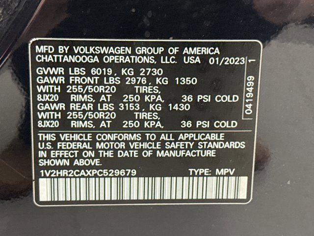 Used 2023 Volkswagen Atlas SE AWD/4WD image 23