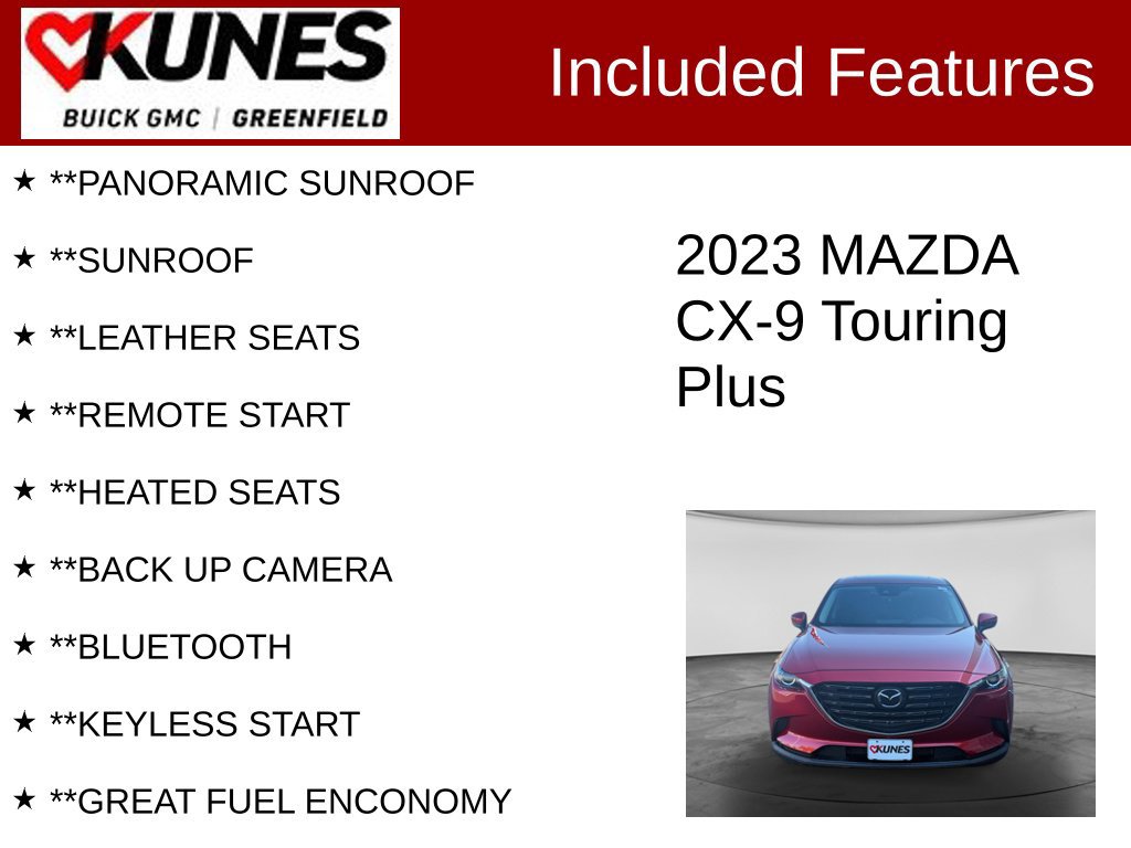 Used 2023 MAZDA CX-9 Touring Plus AWD/4WD image 2