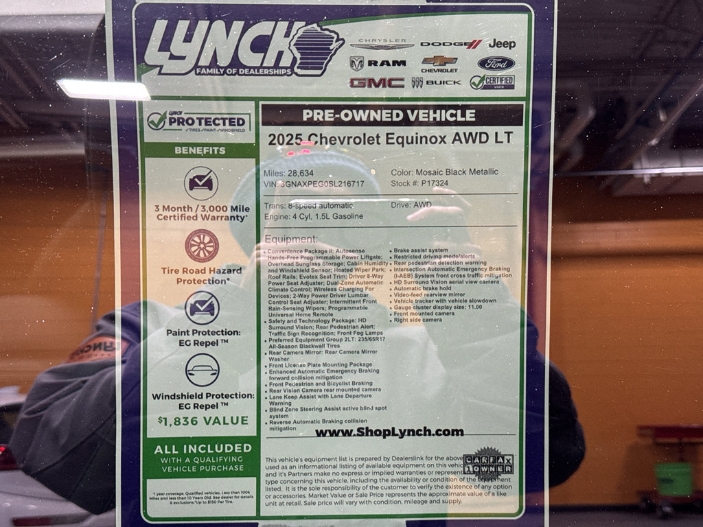 Used 2025 Chevrolet Equinox LT w/ Convenience Package II image 38