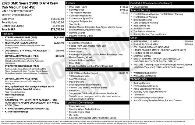 Used 2020 GMC Sierra 2500 AT4 w/ AT4 Premium Package image 15