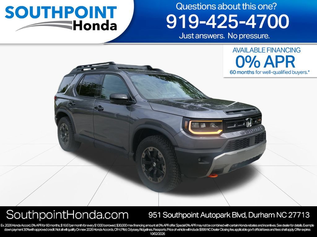 New 2026 Honda Passport TrailSport Elite