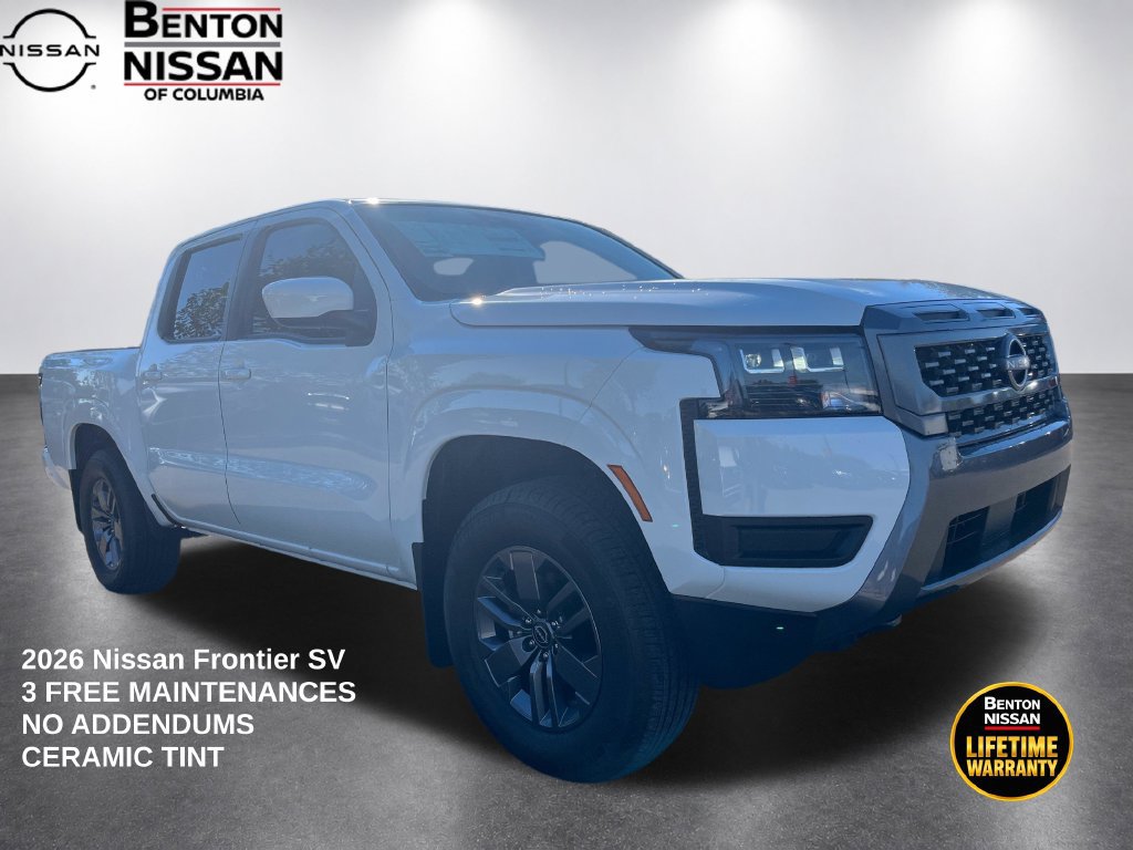 New 2026 Nissan Frontier SV w/ All-Weather Content Package AWD/4WD 360° Tour