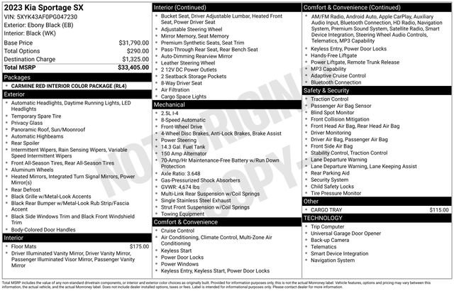 Used 2023 Kia Sportage SX image 5
