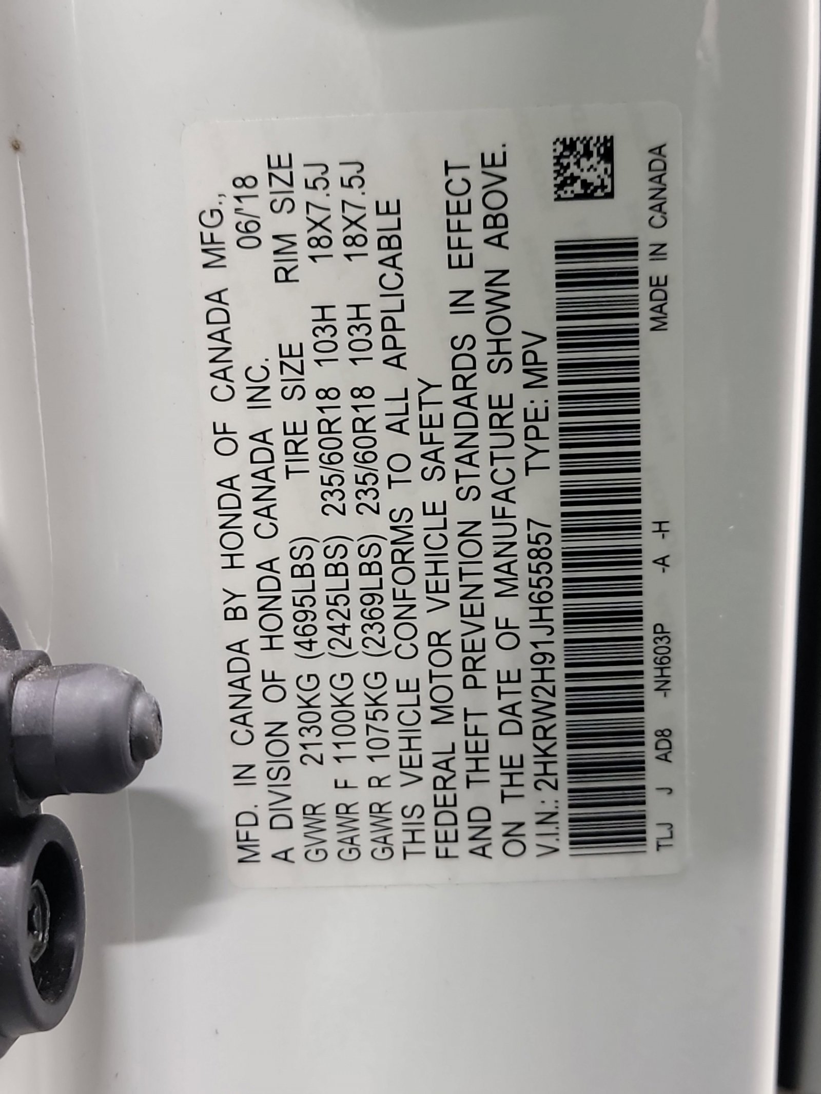 Used 2018 Honda CR-V Touring image 33