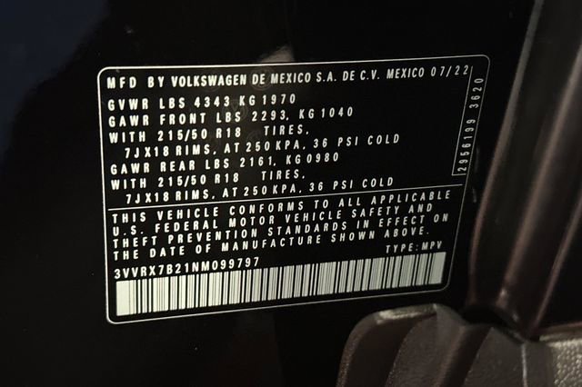 Used 2022 Volkswagen Taos SE image 37