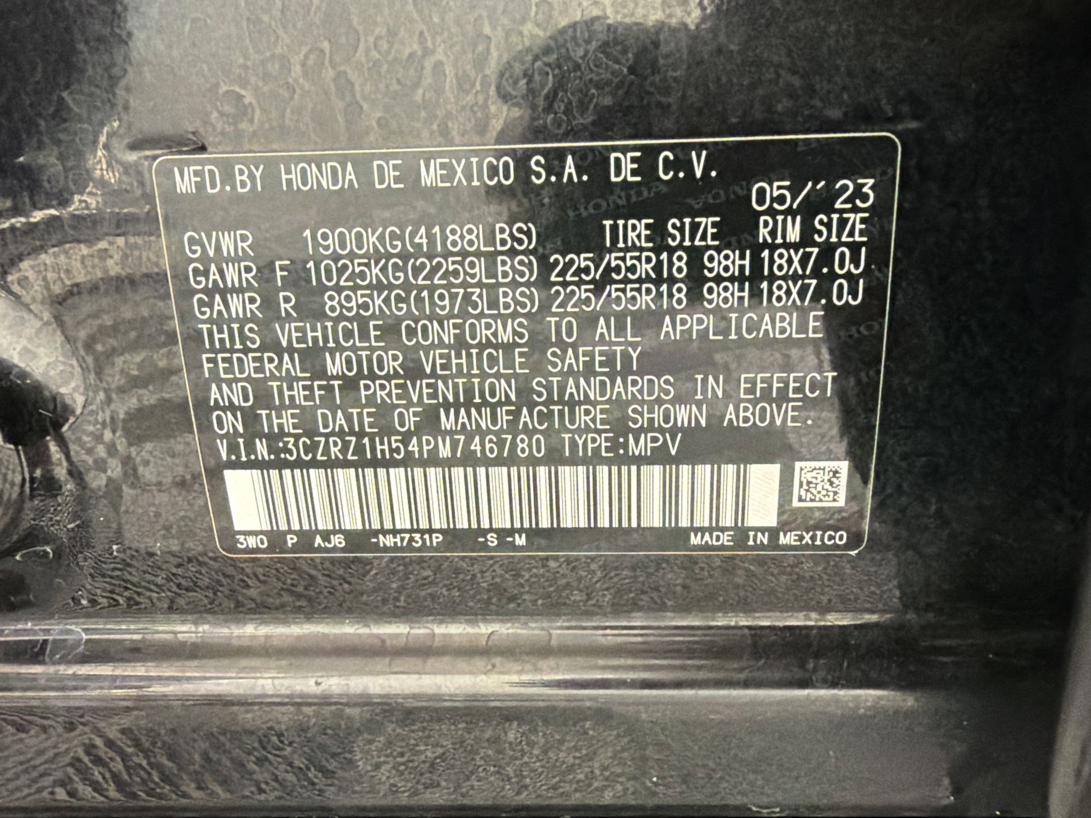 Used 2023 Honda HR-V Sport image 18