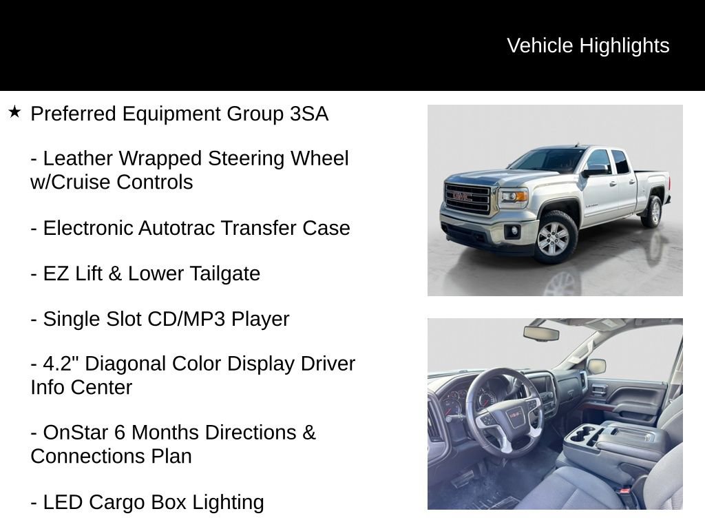 Used 2015 GMC Sierra 1500 SLE w/ SLE Value Package AWD/4WD image 16
