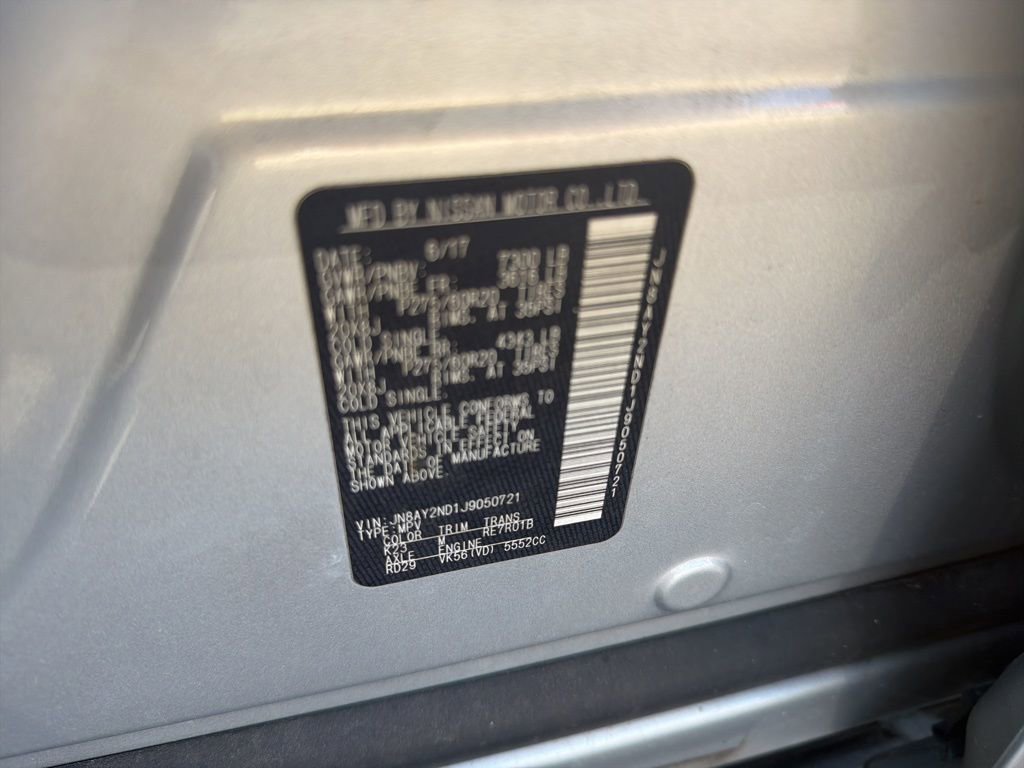 Used 2018 Nissan Armada Platinum w/ Cargo Package image 14